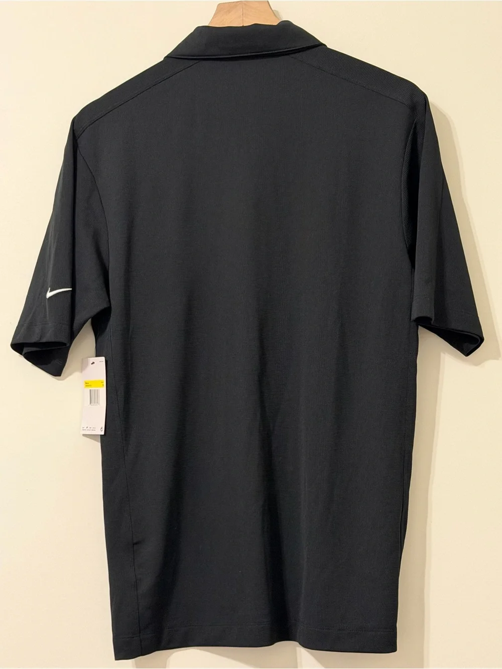 NWT Nike Golf Dri-FIT Skrewball Peanut Butter Whiskey Polo Shirt Black Men’s S